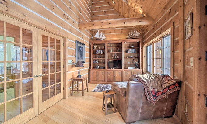 Brill Cabin | Guest Rated 10/10: House with Boat Dock on Red Cedar Lake