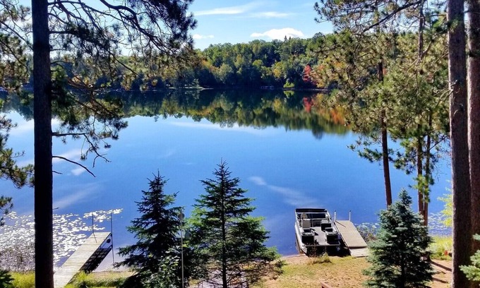 Minong Cabin | Lakefront Cabin Retreat on Scenic Leader Lake - Top Rated 9.6