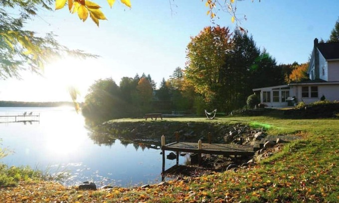 Farmington House | Relaxing Lakefront Retreat with Hot Tub & Family Amenities