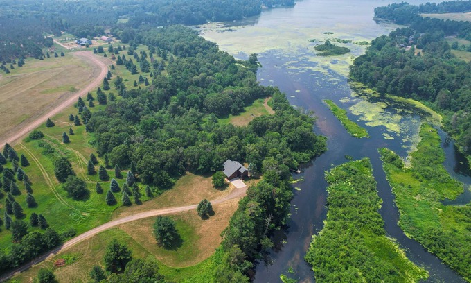 Chetek Cabin | Spacious Lodge on Moose Ear Creek w/ Fire Pit