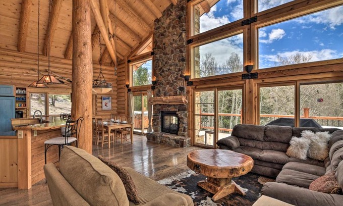 Villa Grove House | Inviting Cabin with Mountain Views and Relaxing Sauna