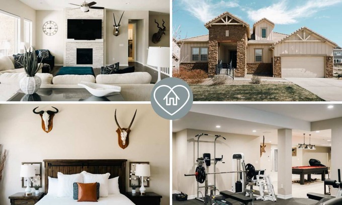 Broomfield House | Spacious Luxury Escape - Game Room & Home Gym