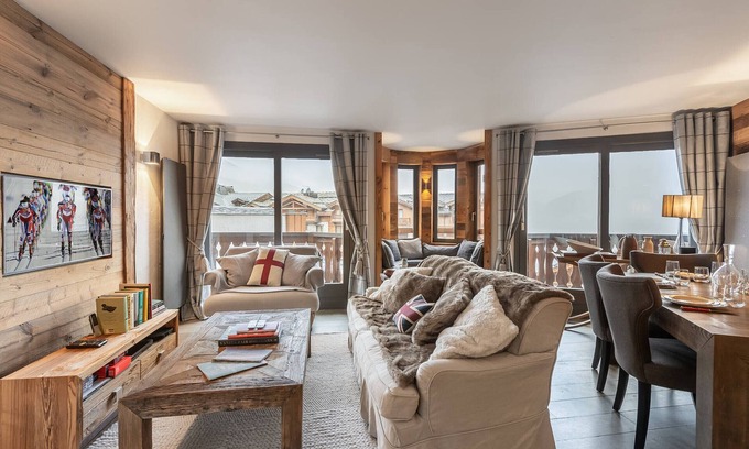 Courchevel Apartment | Inviting Apartment Courchevel 1650 with Spa & Breakfast