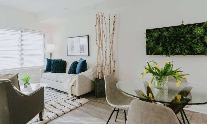 Town Center Apartment | Modern Furnished Apartment Steps from Merriweather Post