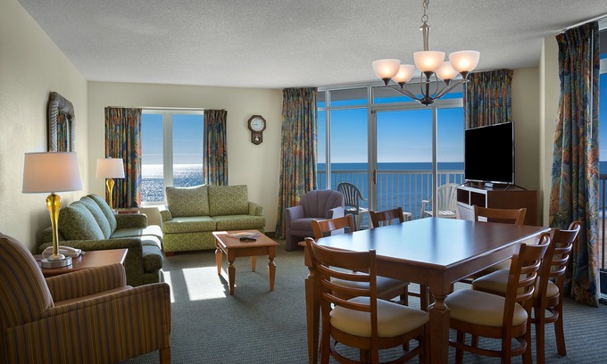 Arcadian Shores Resort | Oceanfront 3 Bedroom Condo with Spa & Pool Access