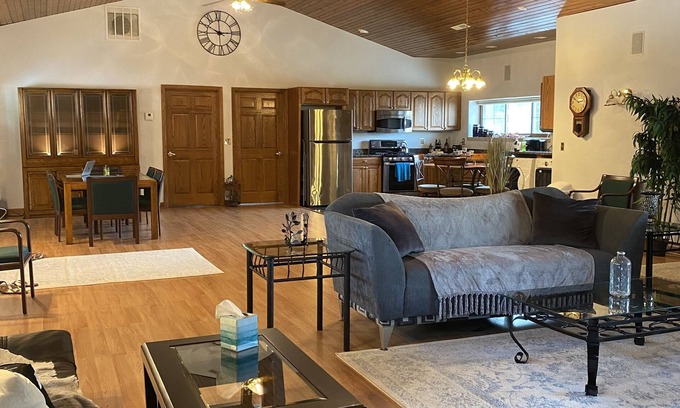 Loves Park House | Pet-Friendly Home with Spa on Beautiful Rock River