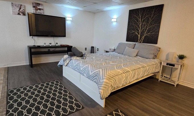 Halton Regional Municipality Apartment | Bright Basement on Thompson Rd S - Pet Friendly & Spa Access