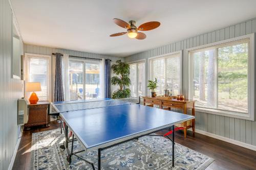 Higgins Lake House | Inviting Retreat with Games Near Higgins Lake
