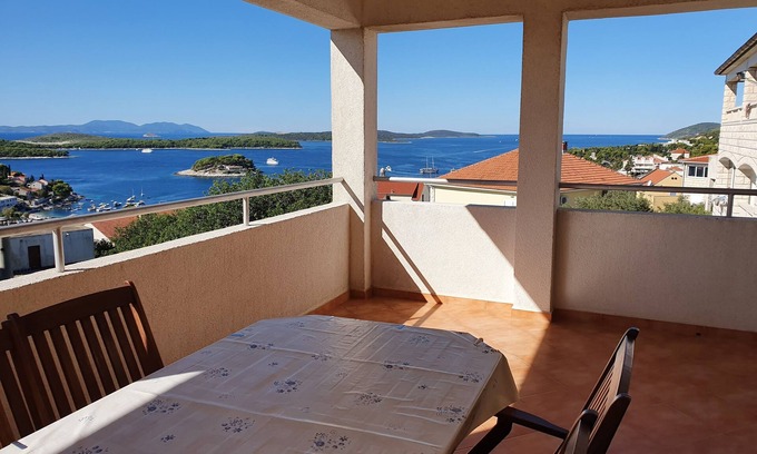 Hvar Apartment | Exceptional Sea View Apartment with Pool and Spa Access