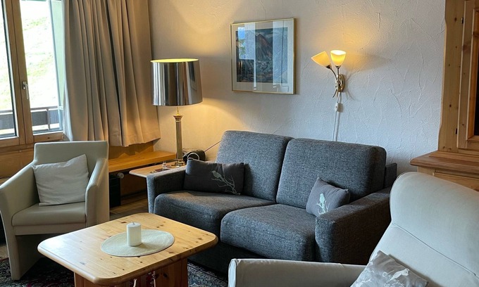 Davos-Dorf Apartment | Relaxing Studio with Pool & Sauna in Davos-Dorf, Rated 9.8