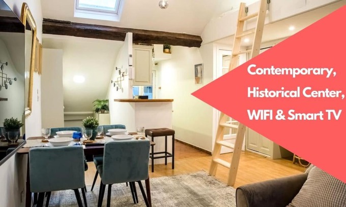 Strasbourg -Saint-Denis Apartment | Stylish Studio in Paris: Smart TV, WIFI & Child-Friendly
