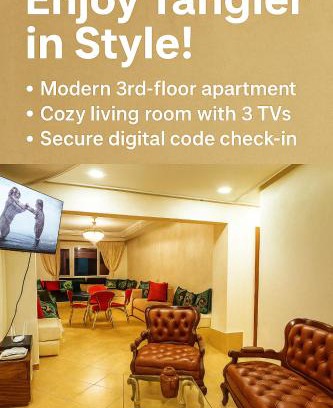Branes Apartment | Spacious Tangier Apartment in Branes