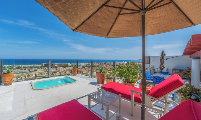 Downtown San Jose del Cabo Condo | Spacious Three-Bedroom Penthouse with Panoramic Sea of Cortez Views