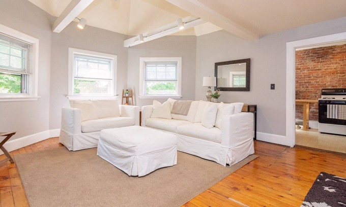 Hartford Apartment | Charming Victorian Tower Apartment with Ocean View