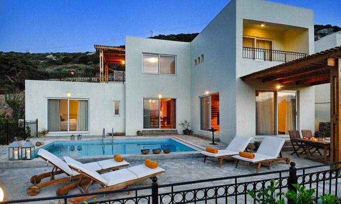 Istron Villa | Idyllic Villa with Private Pool and Sea View, 150m to Beach