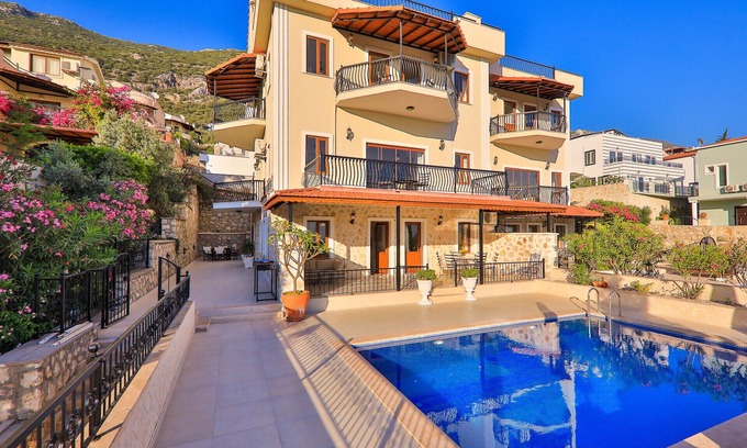 Kalkan Villa | Private Pool Villa with Breathtaking Bay Views