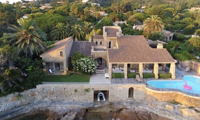 Corse-du-Sud House | Exquisite Waterfront Villa with Private Beach & Pool