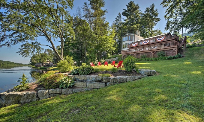 Wells House | Inviting Wells Oasis with Lake Views and Relaxing Decks