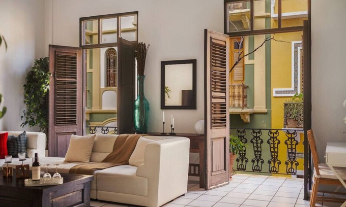 Old San Juan House | Spanish Duplex | Private Patio | Walk to Ocean