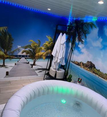 Eragny Apartment | Relax at Sparadise Jacuzzi – Rated 9.3 with Hot Tub Bliss