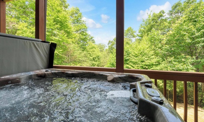 Sparta Cabin | Cozy Sparta Cabin with Game Room, Hot Tub & Pet-Friendly