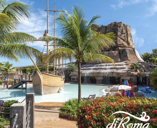 Prive das Caldas Apartment | Experience Spazzio diRoma: 4-Star with Aquatic Fun