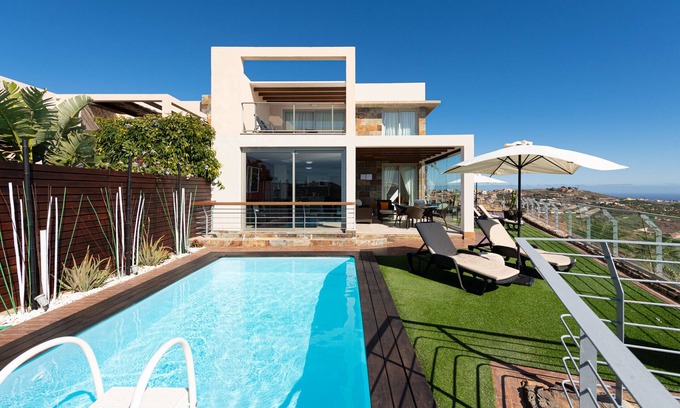 Salobre Villa | Tranquil Villa with Private Pool & Breathtaking Sea Views