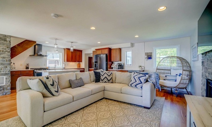 Edgerton House | Lakefront Retreat: Beach Access, Pier & Firepit Bliss