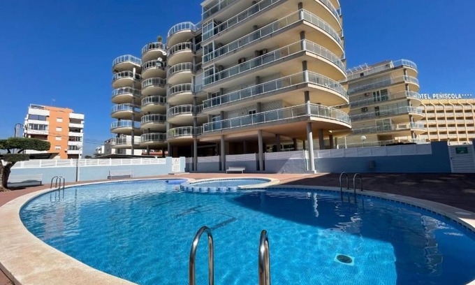 Peniscola Apartment | Oceanfront Penthouse with Pool & Family-Friendly Amenities