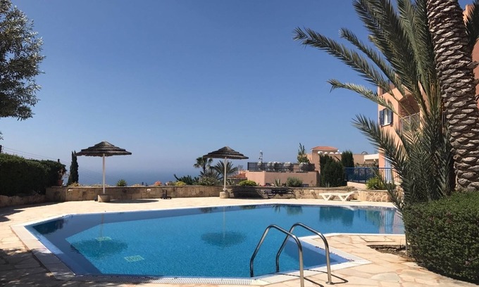 Tala Apartment | Breathtaking Sea View Apartment with Pool & Kitchen Amenities