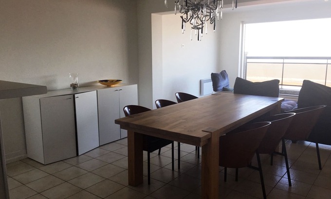 Wenduine Apartment | Beautiful Seaview Apartment with Terrace Near Bruges