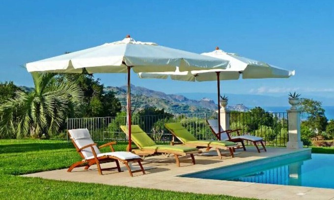 Piedimonte Etneo Villa | Spectacular Villa on Volcano Slopes Infinity Pool, Sea Views & Expansive Gardens
