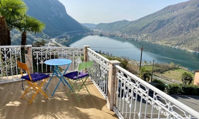 Rovio Apartment | Lake Lugano View: Cozy One-Room Apartment Getaway