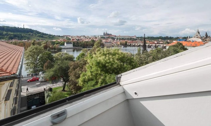 Prague 1 Apartment | Unforgettable Views with A/C & Family-Friendly Amenities
