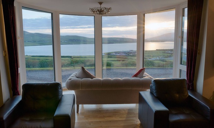 Dingle House | Breathtaking Dingle Bay Views with Pool and Spa Amenities