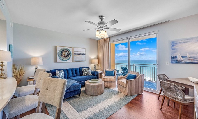 West Panama City Beach Condo | Family-Friendly Splash Resort: Oceanfront with Water Park Fun