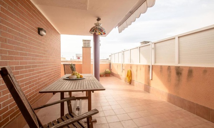 Torredembarra Apartment | Beautiful Oceanfront Attic Retreat by MarCalma