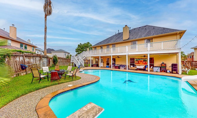 Spring House | Pet-Friendly Retreat with Pool, Spa & Enclosed Yard