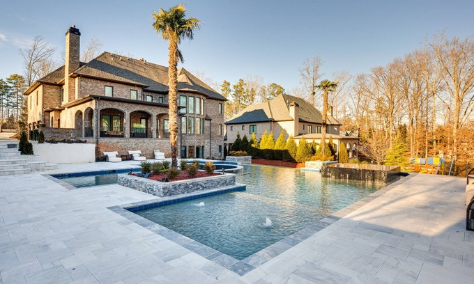 Suwanee House | Fantastic Suwanee Home with Pool, Spa & Movie Theater!