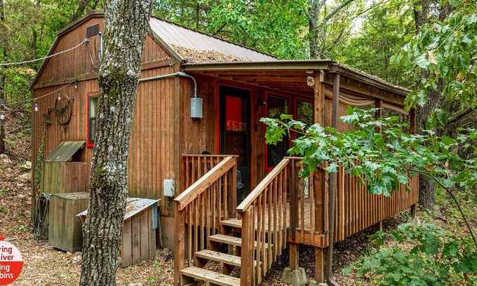 Miami Cabin | Perfect Honeymoon Retreat at Spring River Fishing Cabin #3