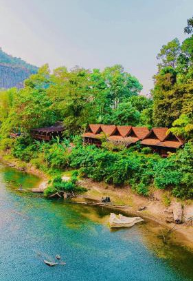 Kong Lor House | SpringRiver Resort: Guest Rated 9.3 with Family-Friendly Amenities