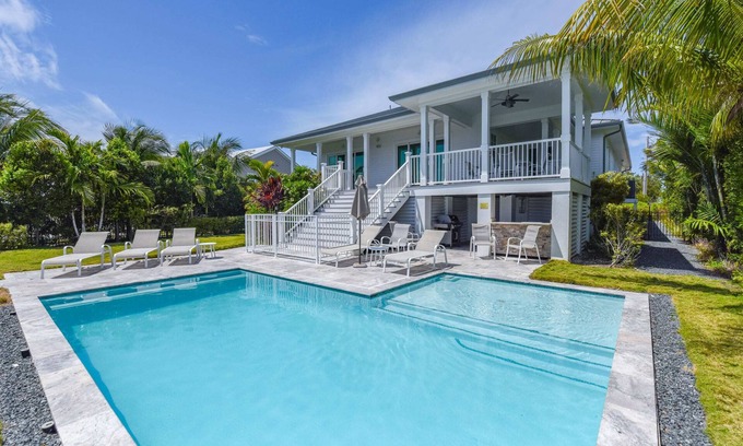 Key West House | Experience Springtide House: Waterfront Oasis with Pool