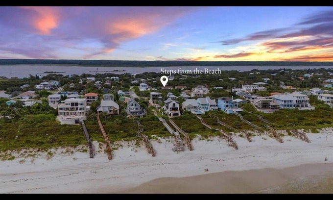 Butler Beach House | St. Augustine Beaches - Private Beach - Charming and Quiet Townhouse
