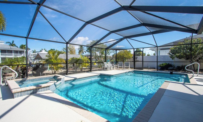 Manatee Bay House | St. James City Vacation Home with Pool & Private Dock Access