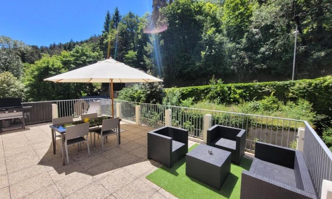 Saint-Nectaire Apartment | Pet-Friendly St Nectaire with Private Terrace for 4 Guests