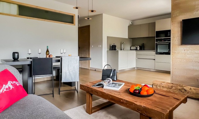 Megeve Apartment | Unforgettable Stallion d15 MEGEVE: Pool, Spa & Family-Friendly