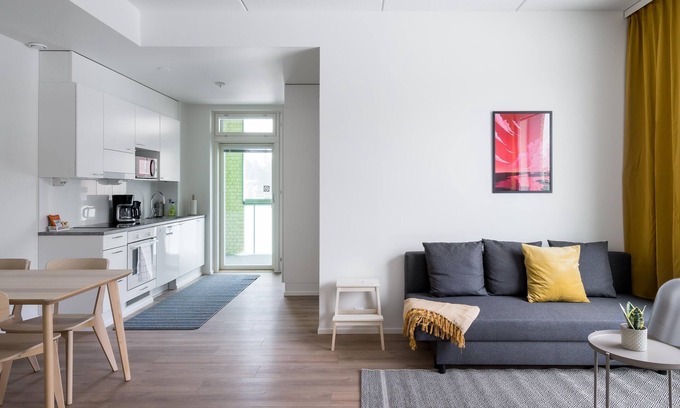 Jarvenpaa Apartment | Cozy 2-Bedroom Apartment with Sauna & Balcony Retreat