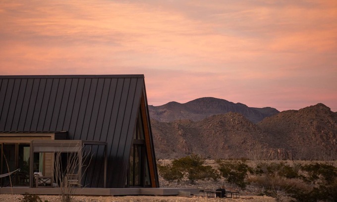 Study Butte-Terlingua Cabin | Stardust Big Bend A-Frame: Scenic Views & Family Amenities