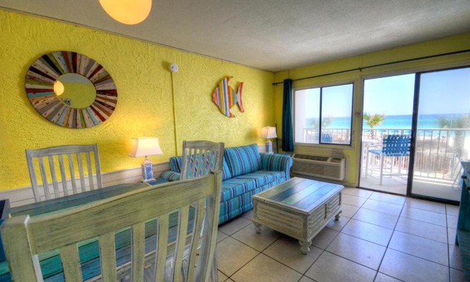 Panama City Beach Apartment | Starfish Villa: Pet-Friendly Retreat with Ocean Views