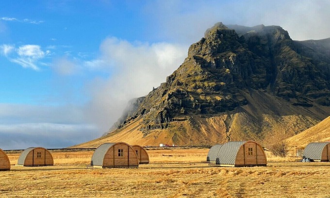 Eyvindarholar Cabin | Cozy Starlight Camping Pods with Family-Friendly Amenities